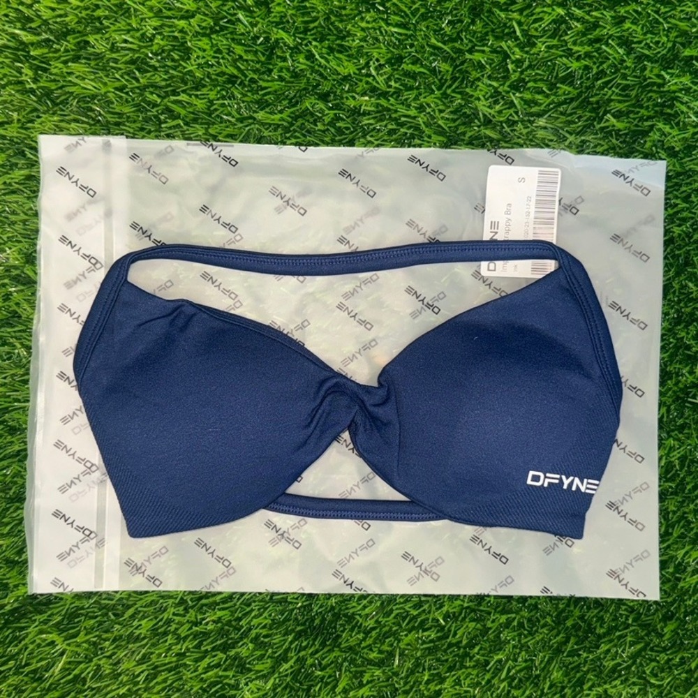 Dfyne impact strappy bra ink small